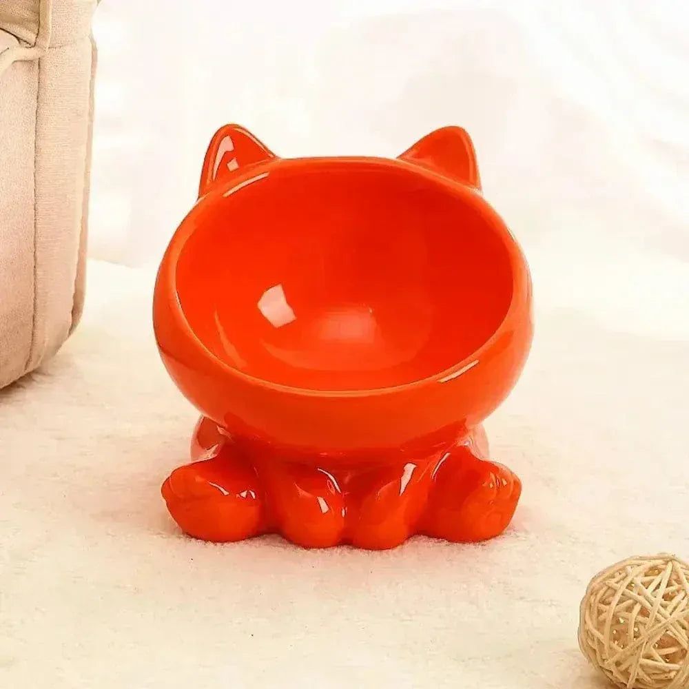 Ceramic cat bowl anti-vomiting