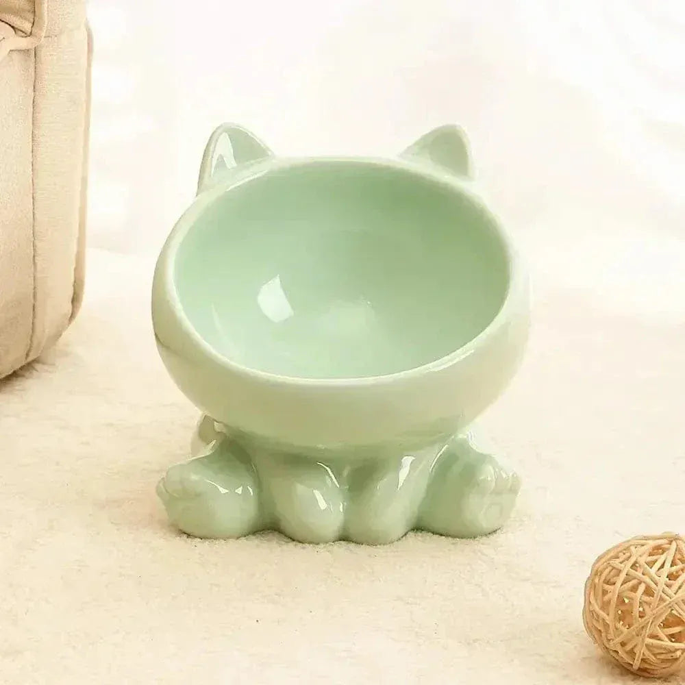 Ceramic cat bowl anti-vomiting