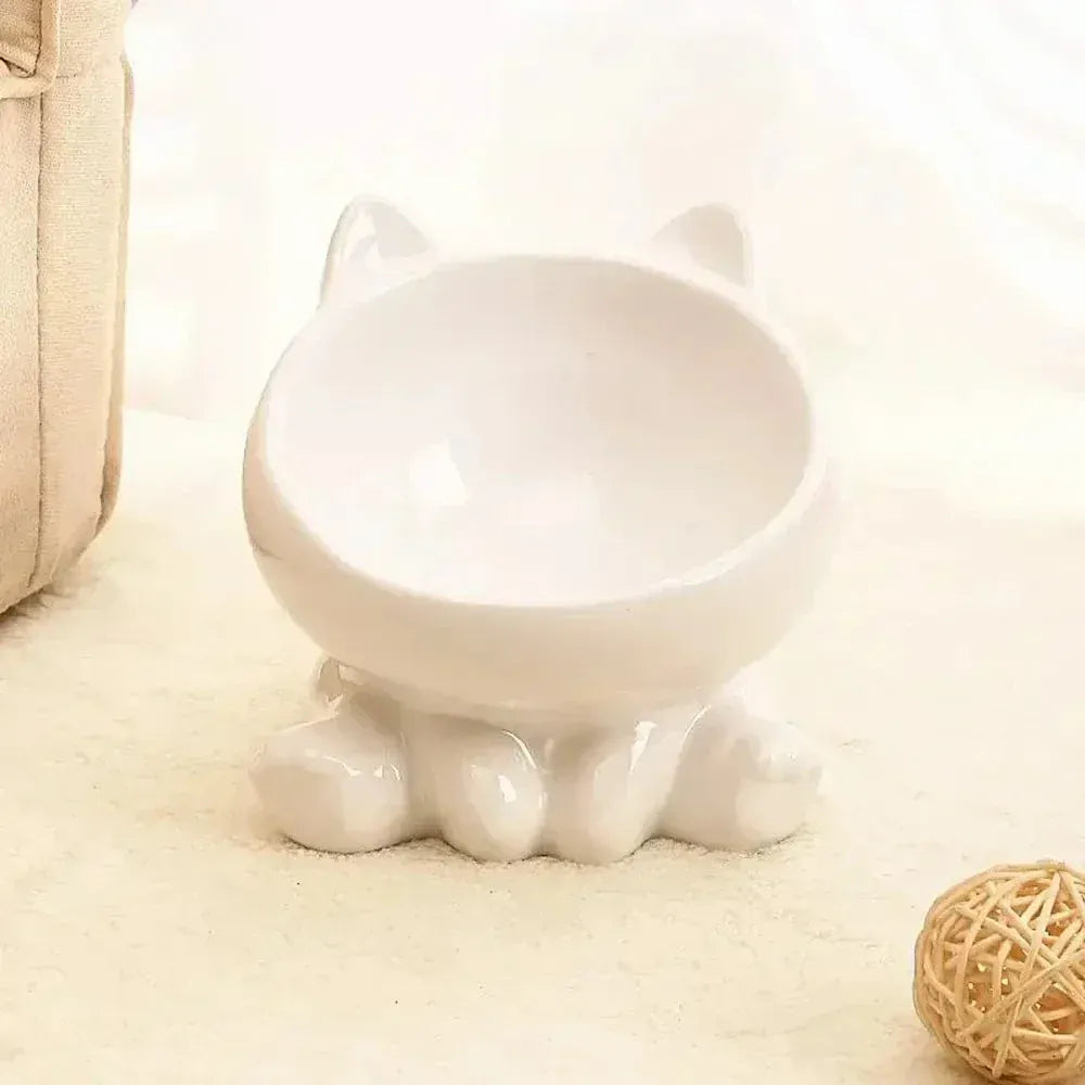 Ceramic cat bowl anti-vomiting