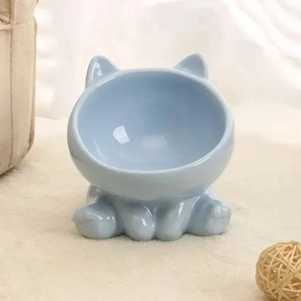 Ceramic cat bowl anti-vomiting