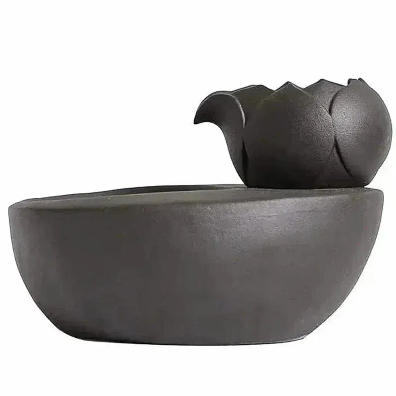 Ceramic cat water fountain – fresh & clean water