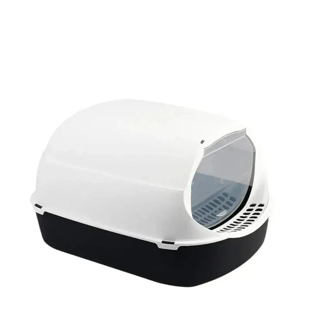 Closed odor-proof cat litter box