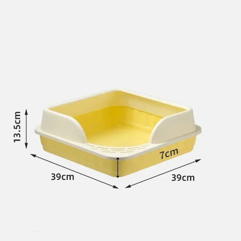 Corner cat litter box - Space-saving design