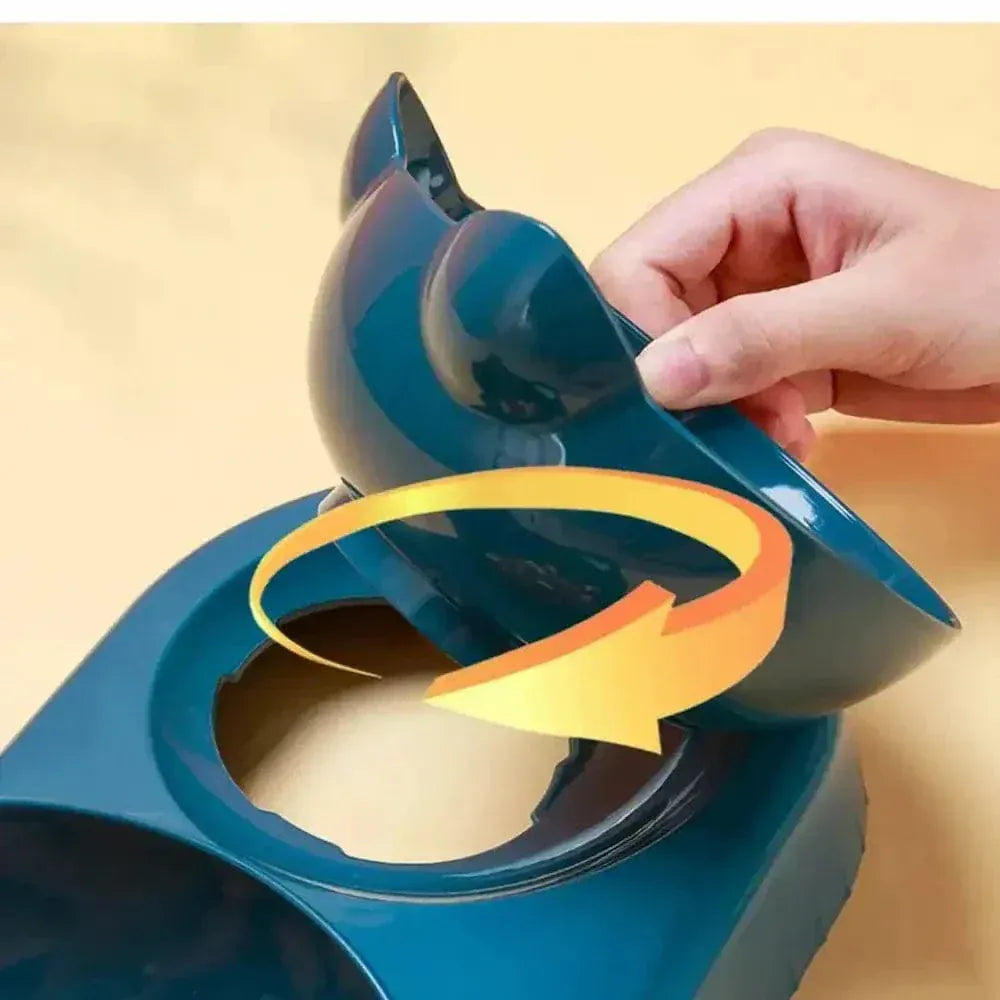 Design double cat bowl