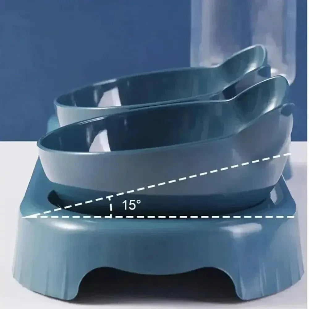 Design double cat bowl