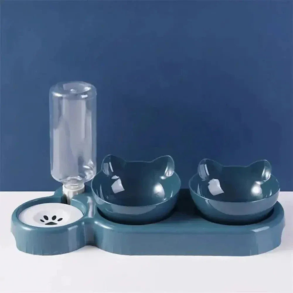 Design double cat bowl