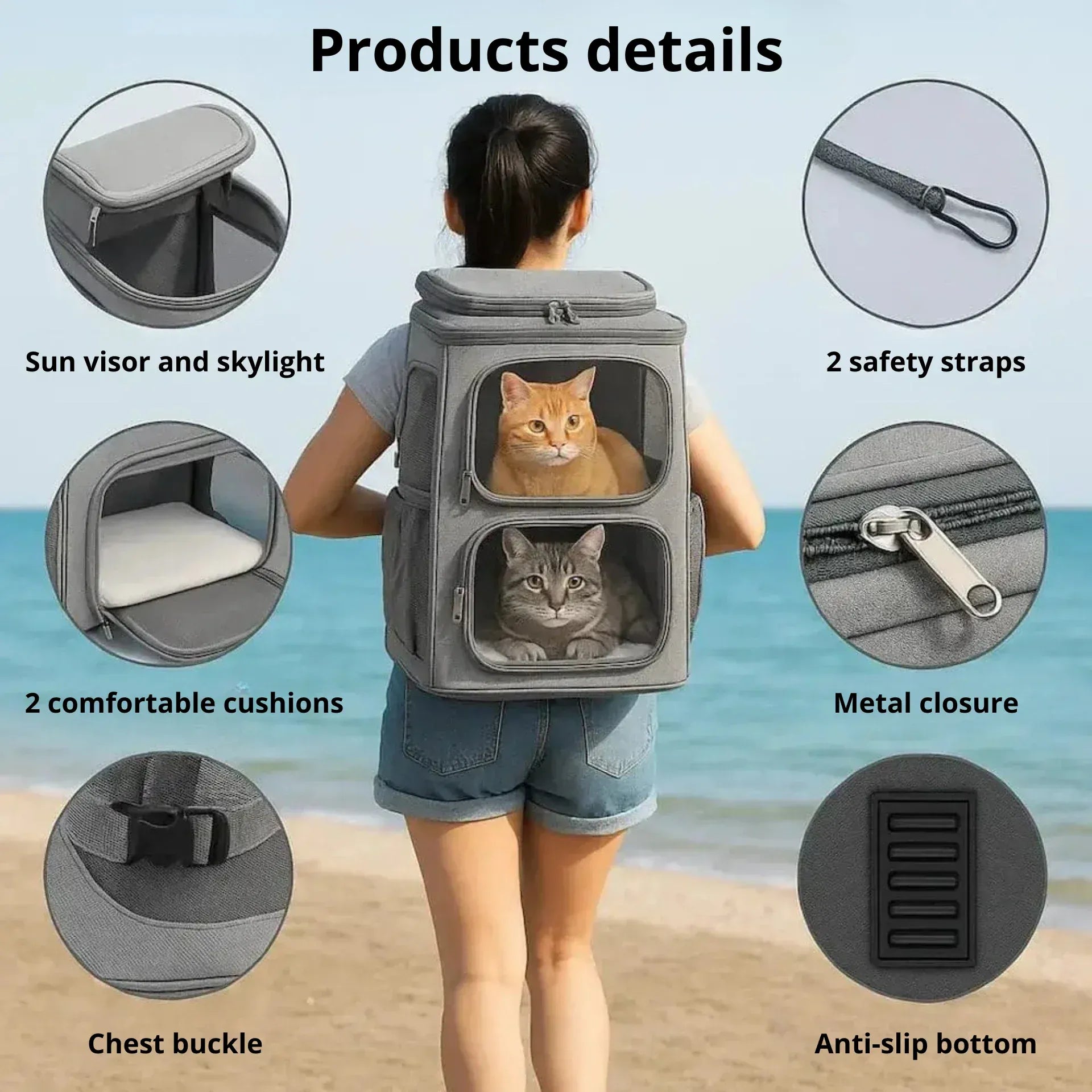Double Cat Backpack