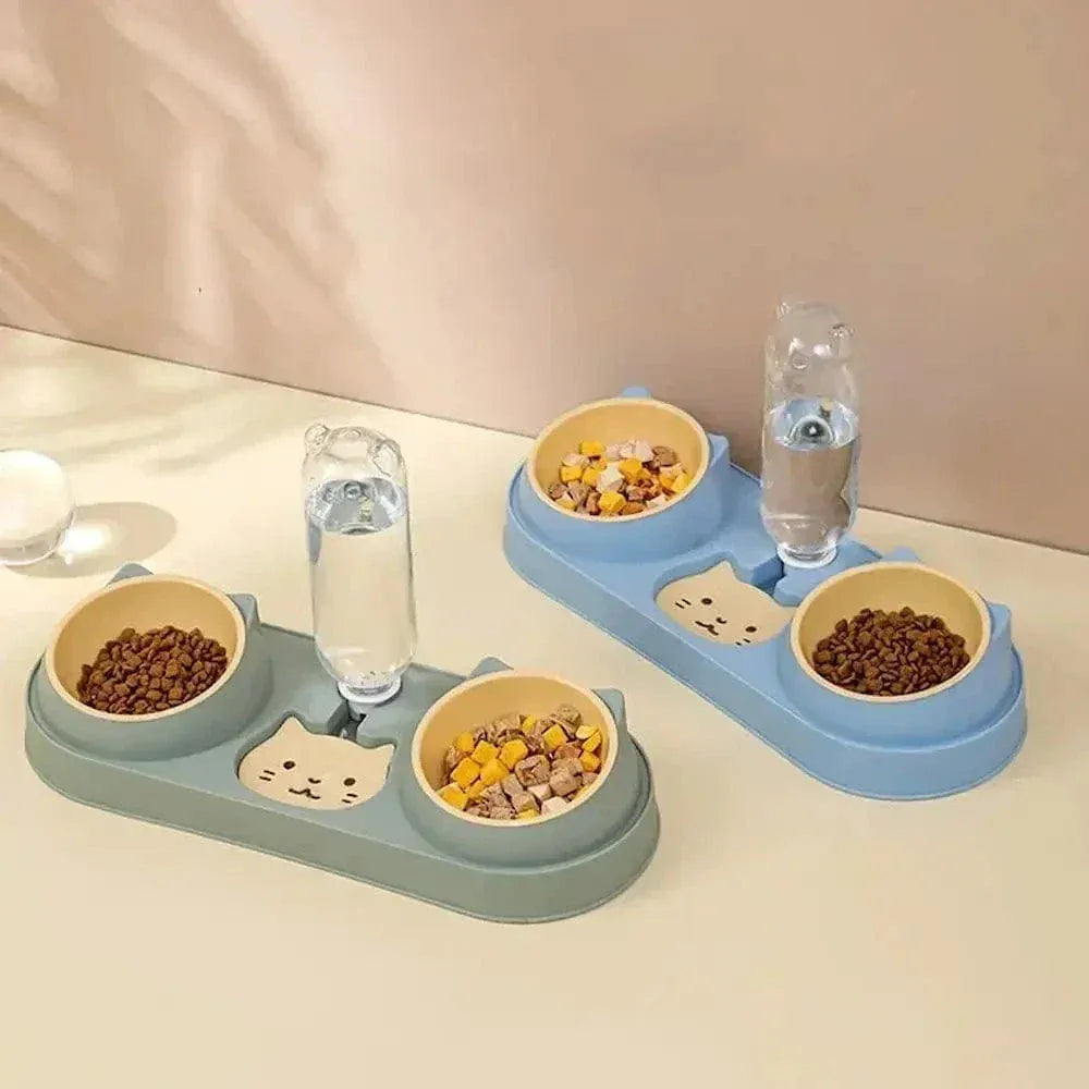 Double cat bowl