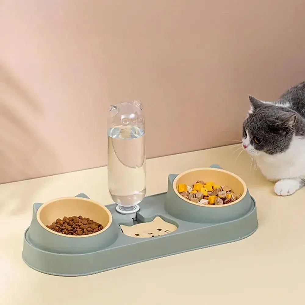 Double cat bowl