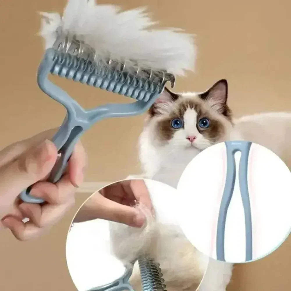 Double-sided cat brush