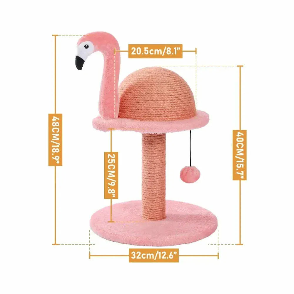Flamingo Cat Scratching Post