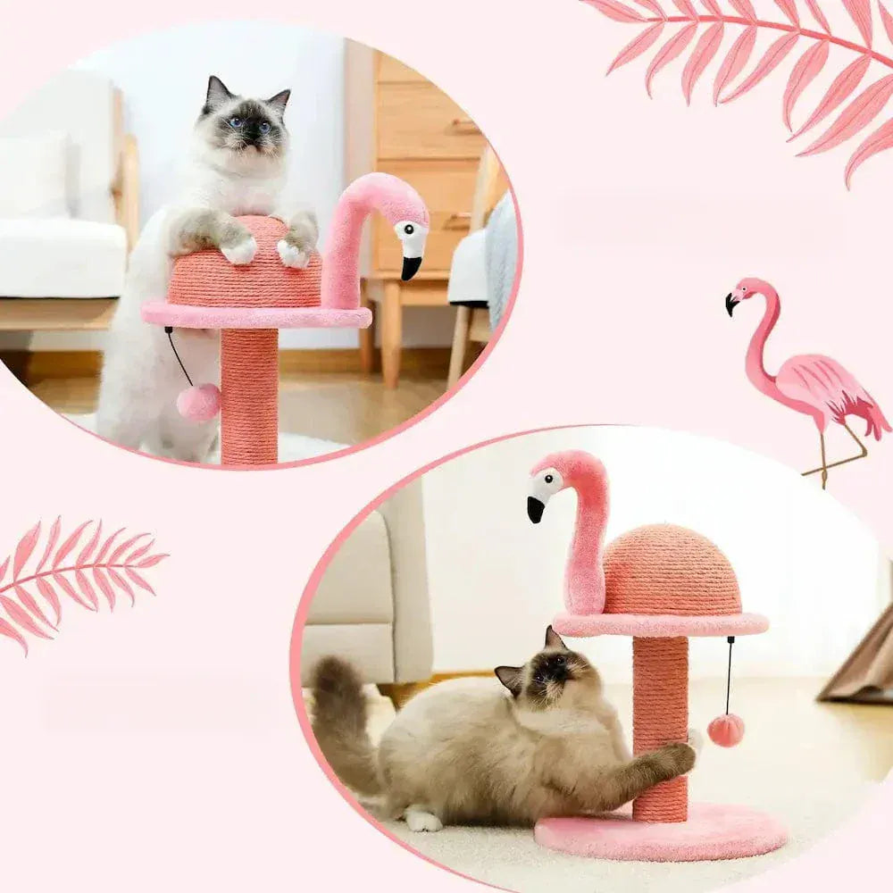 Flamingo Cat Scratching Post