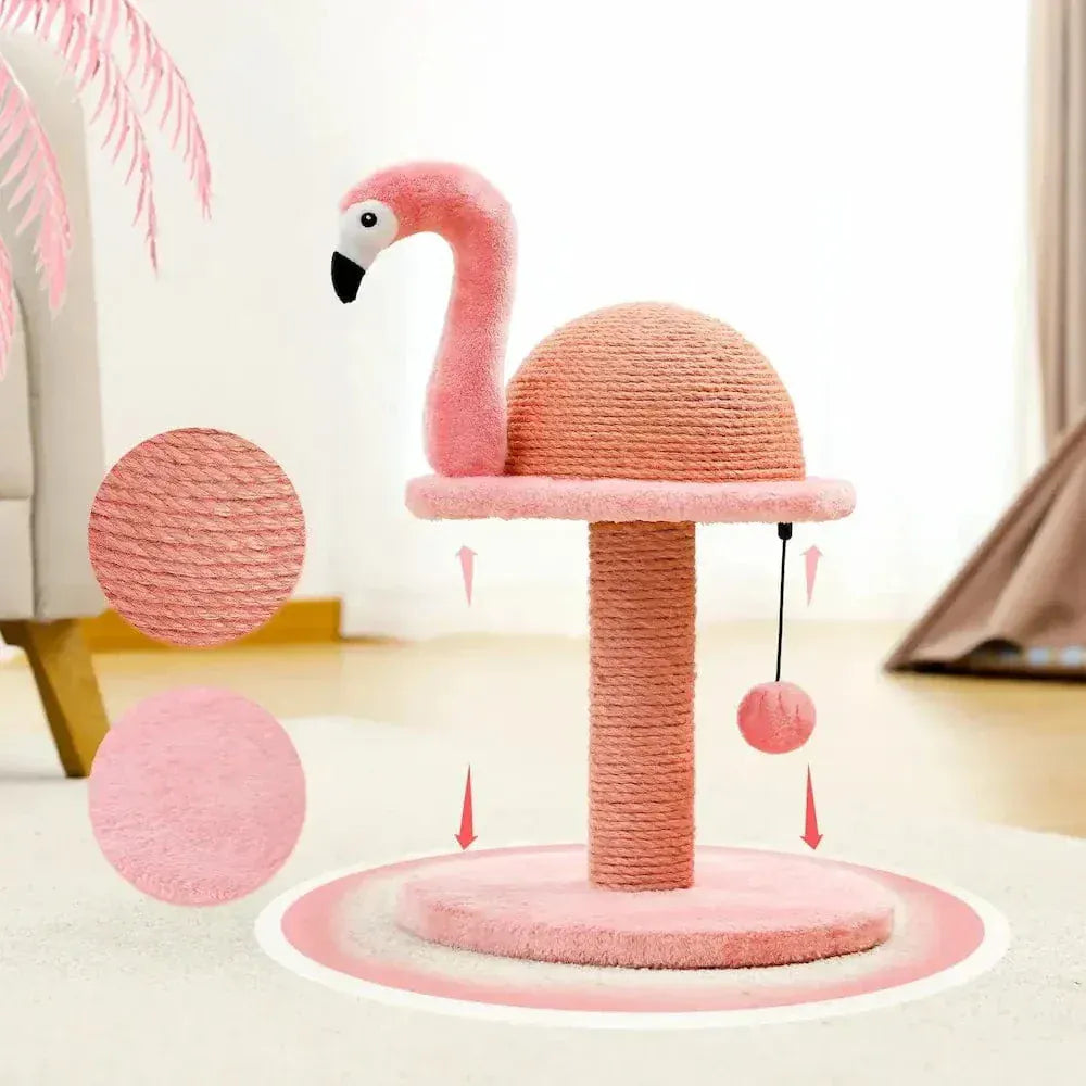 Flamingo Cat Scratching Post