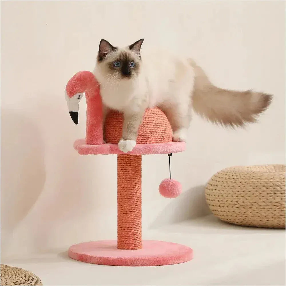Flamingo Cat Scratching Post