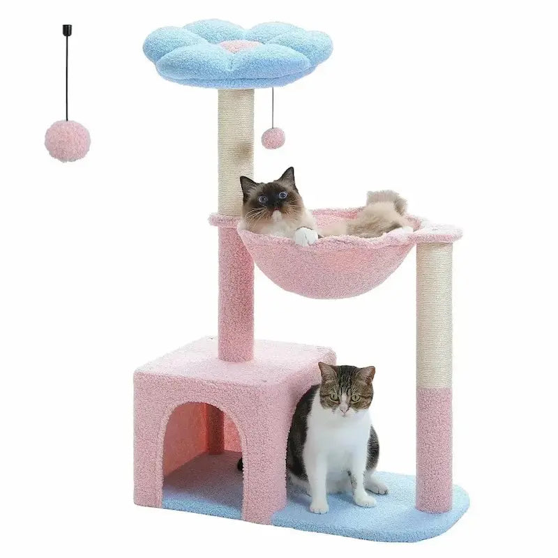 Flower cat tree – decor & comfort