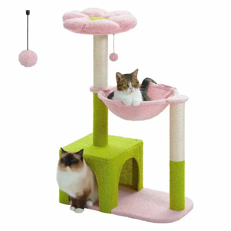 Flower cat tree – decor & comfort
