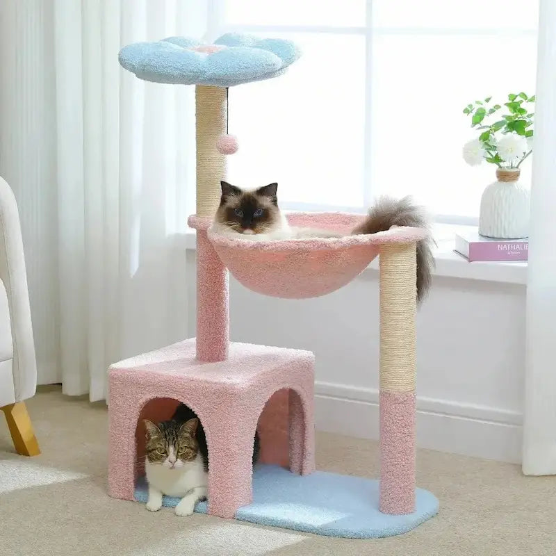 Flower cat tree – decor & comfort