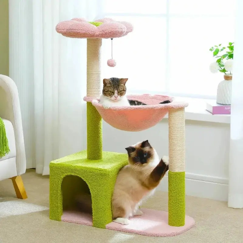 Flower cat tree – decor & comfort