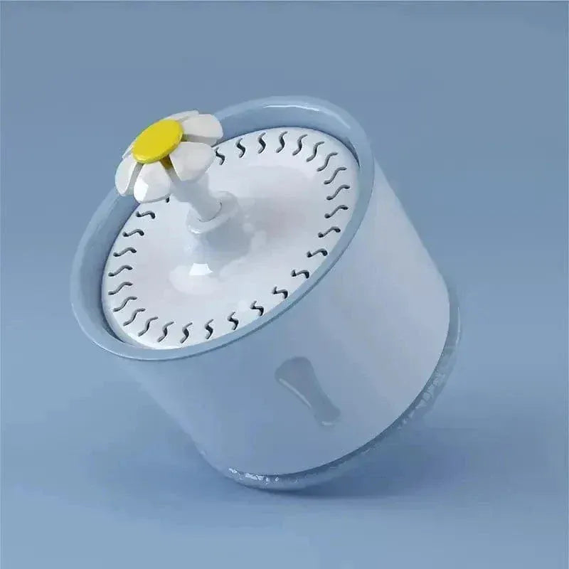 Flower cat water fountain