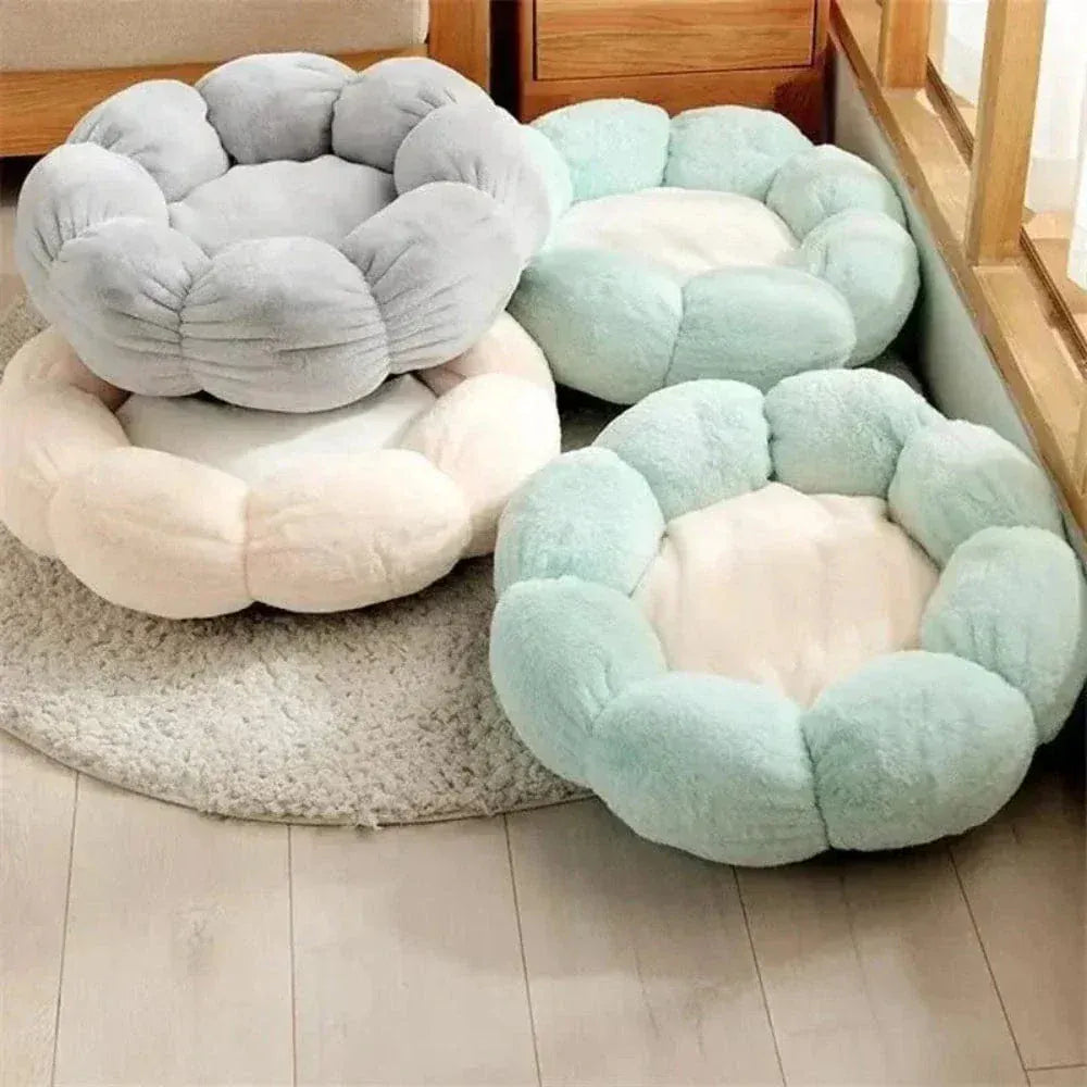 Flower-Shaped Cat Cushion – Absolute Comfort
