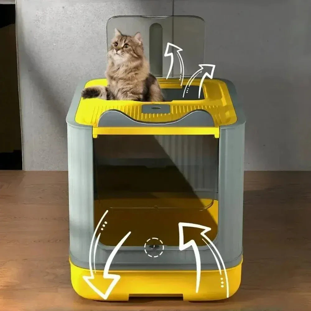 Foldable Cat Litter House