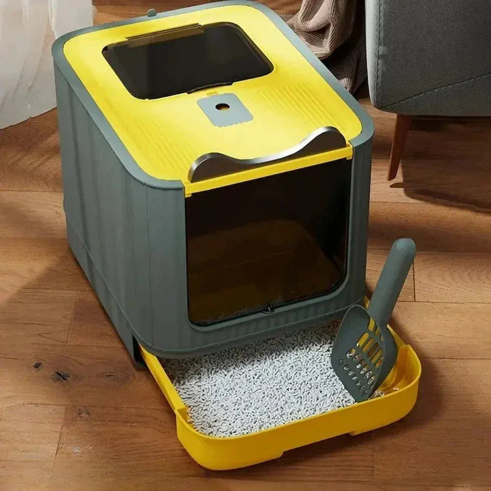 Foldable Cat Litter House