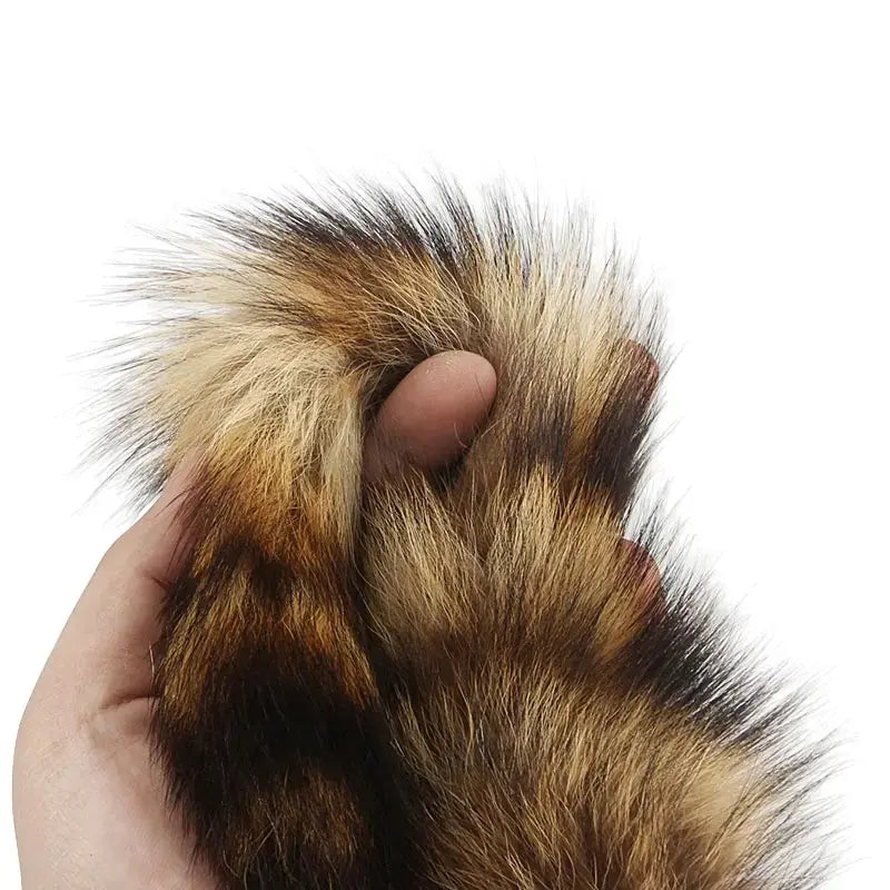 Fox tail cat toy