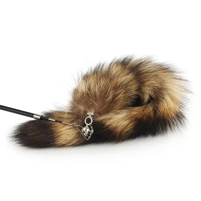 Fox tail cat toy