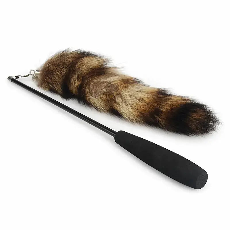 Fox tail cat toy