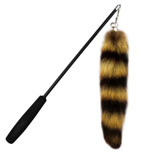 Fox tail cat toy
