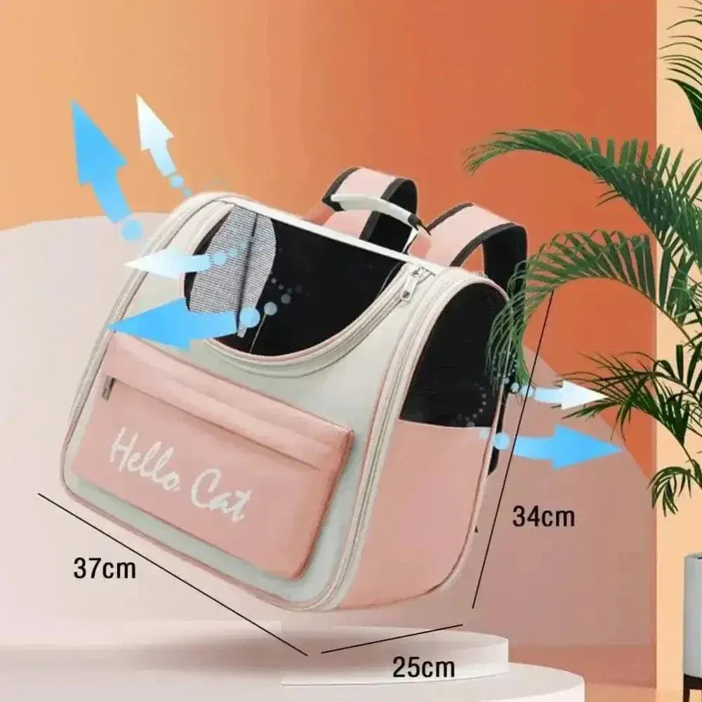 Hello Cat Backpack – Breathable & Safe