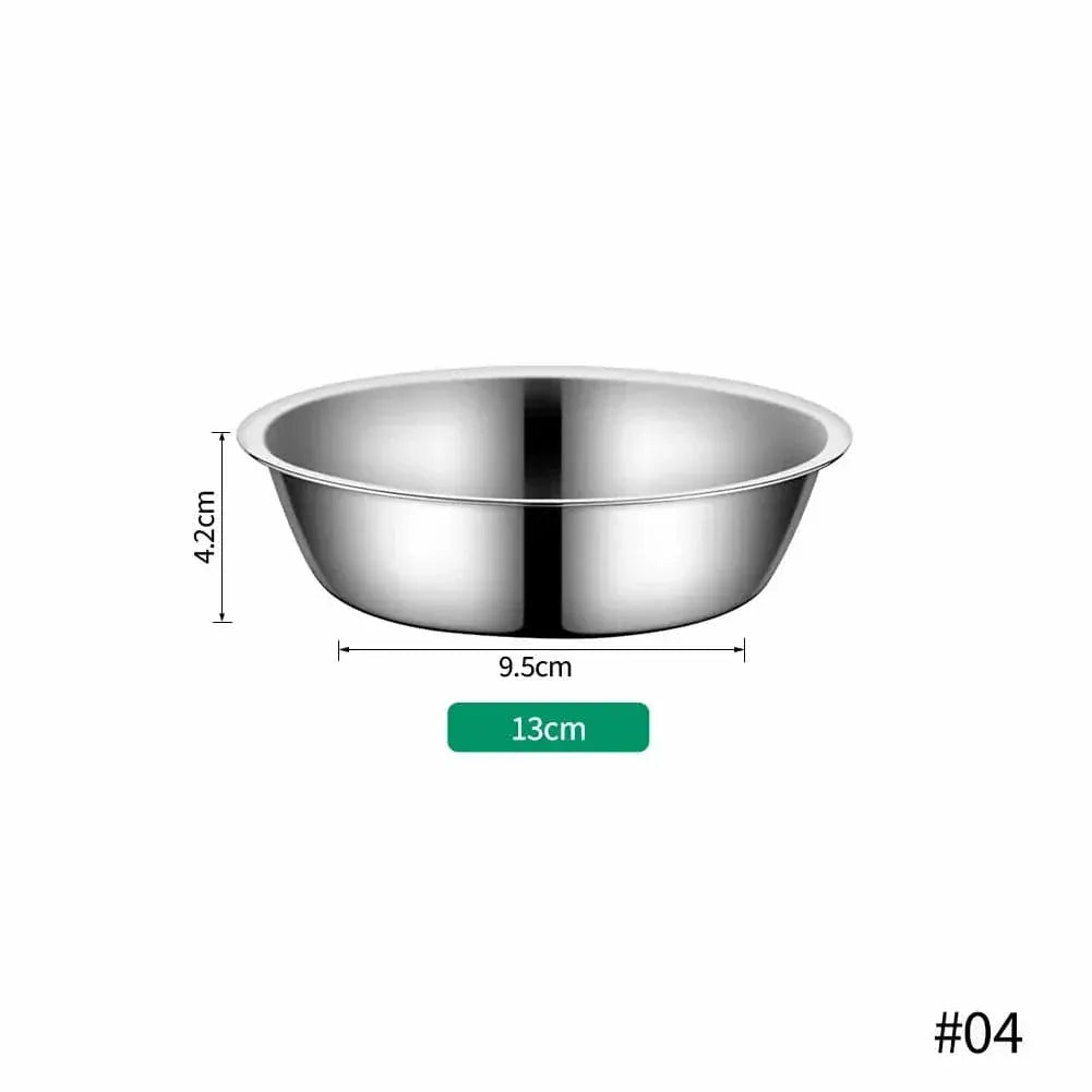 Hygienic stainless steel cat bowl