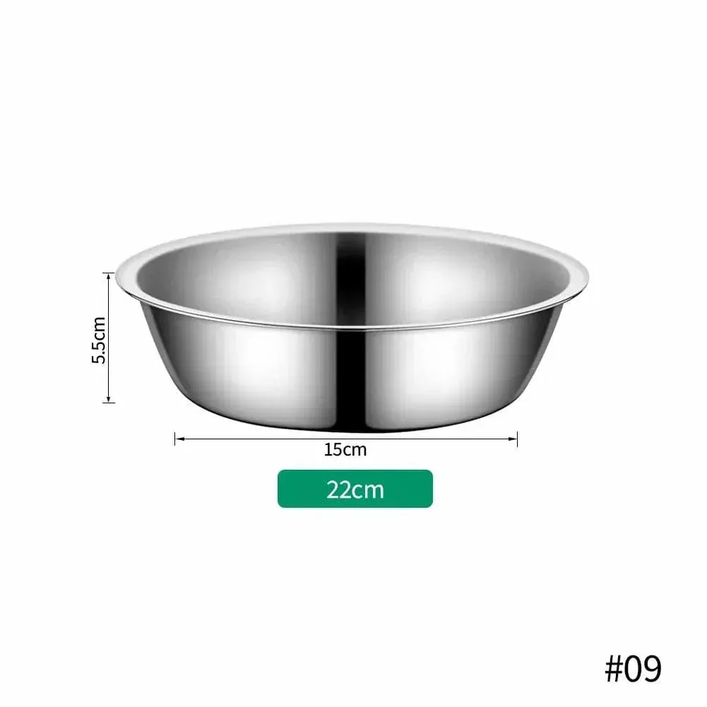 Hygienic stainless steel cat bowl