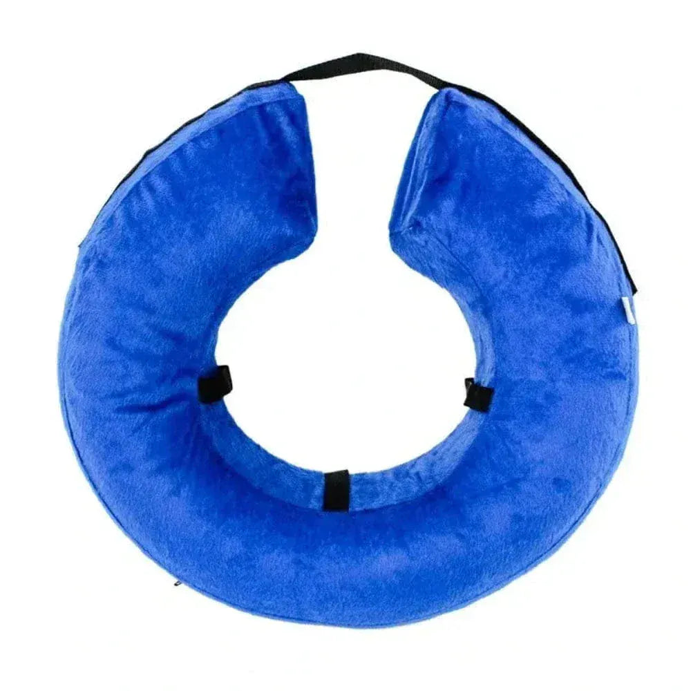 Inflatable cat collar