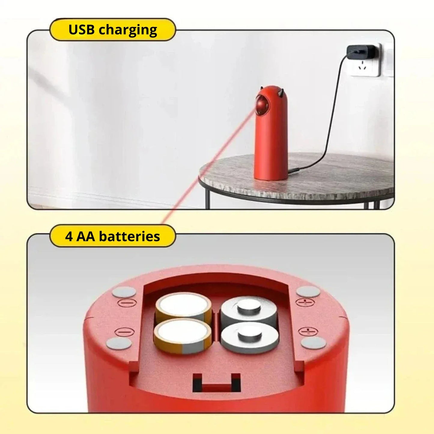 Interactive cat laser toy