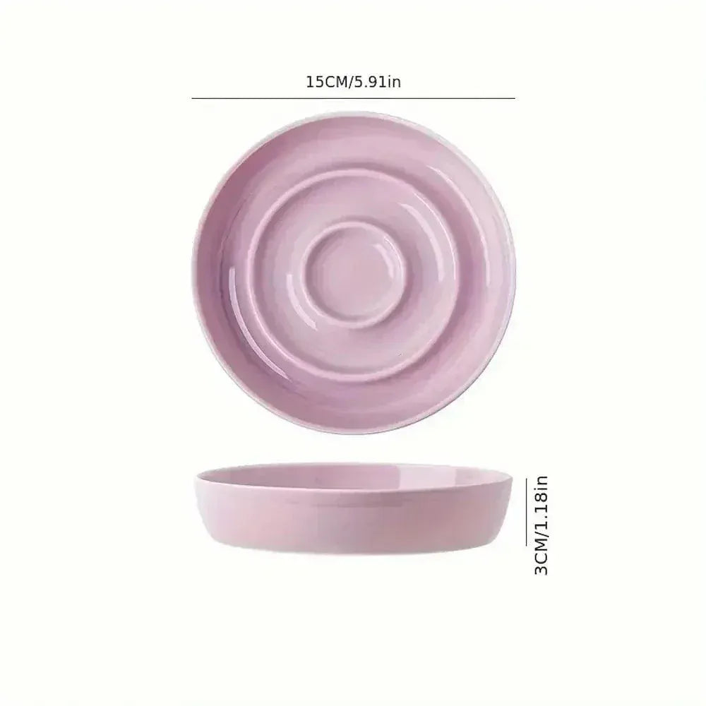 Kitten anti-gulping bowl