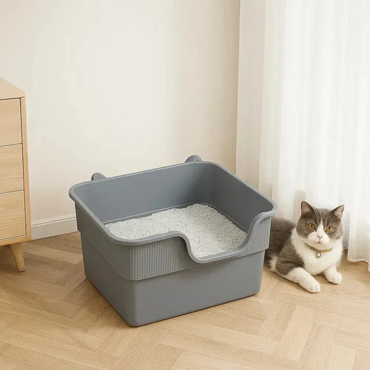 Large cat litter box for big cats