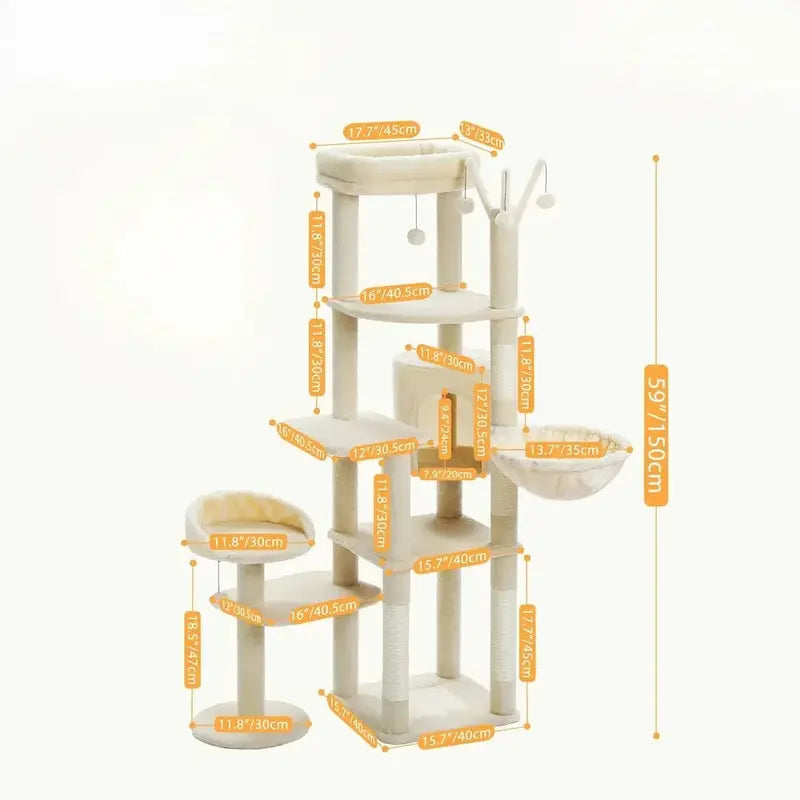 Large platform cat tree – ultra comfort