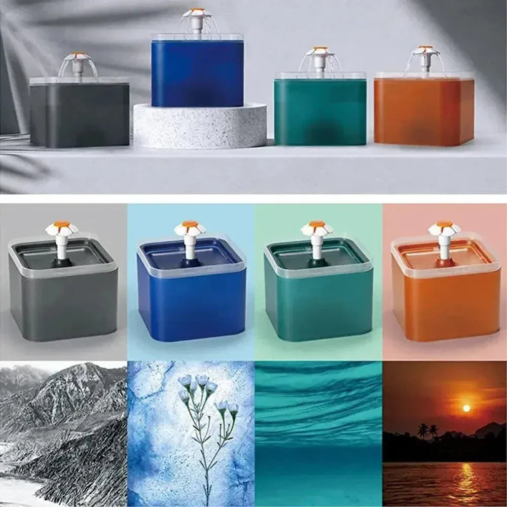 LED cat water fountain 2L