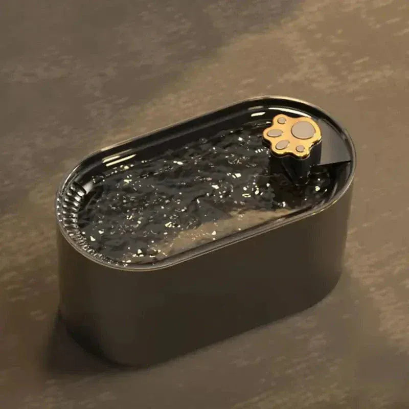 Luminous cat water fountain