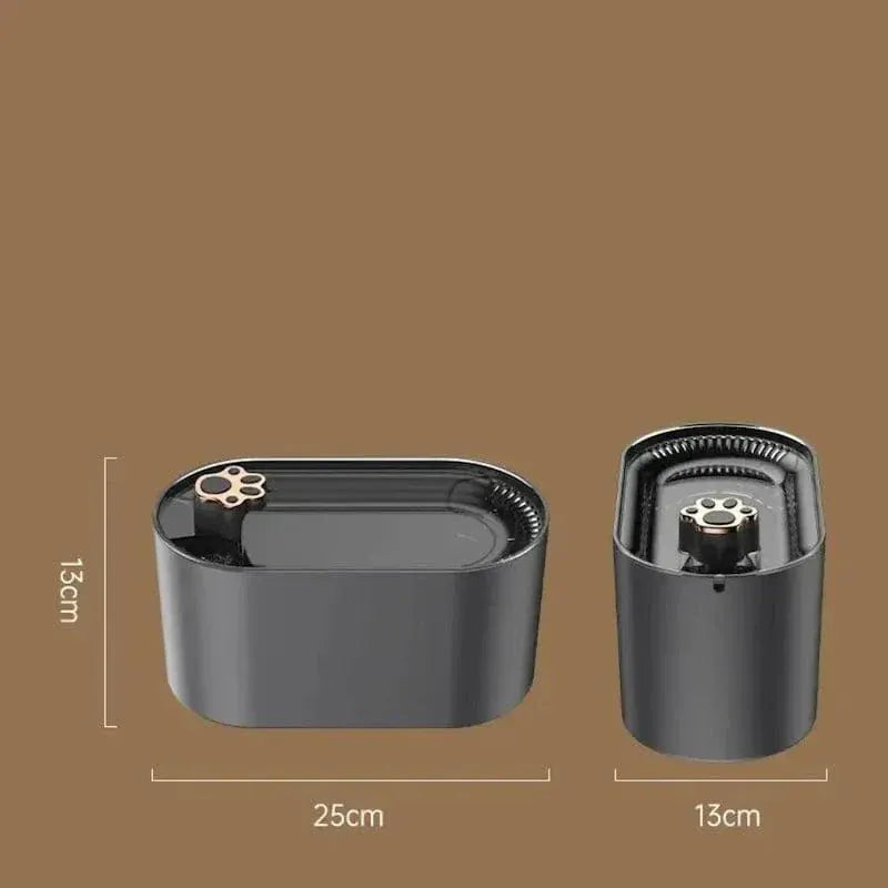 Luminous cat water fountain