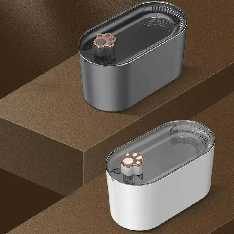 Luminous cat water fountain