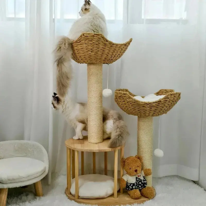 Luxury designer cat tree – elegance & comfort