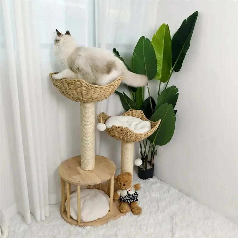 Luxury designer cat tree – elegance & comfort