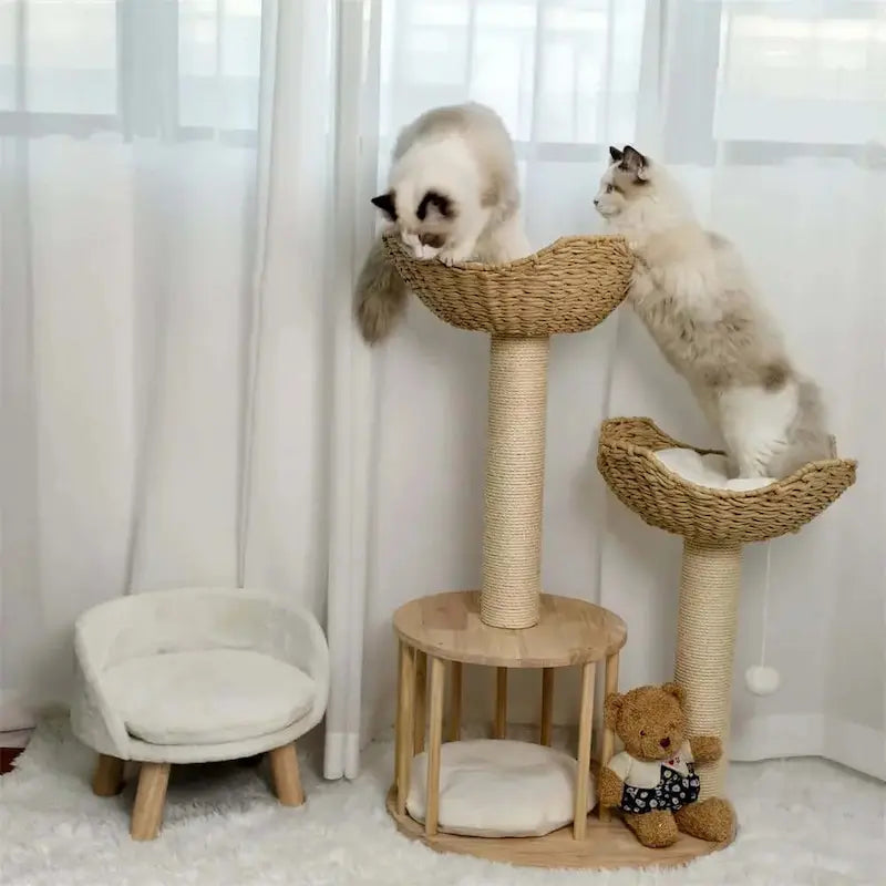 Luxury designer cat tree – elegance & comfort
