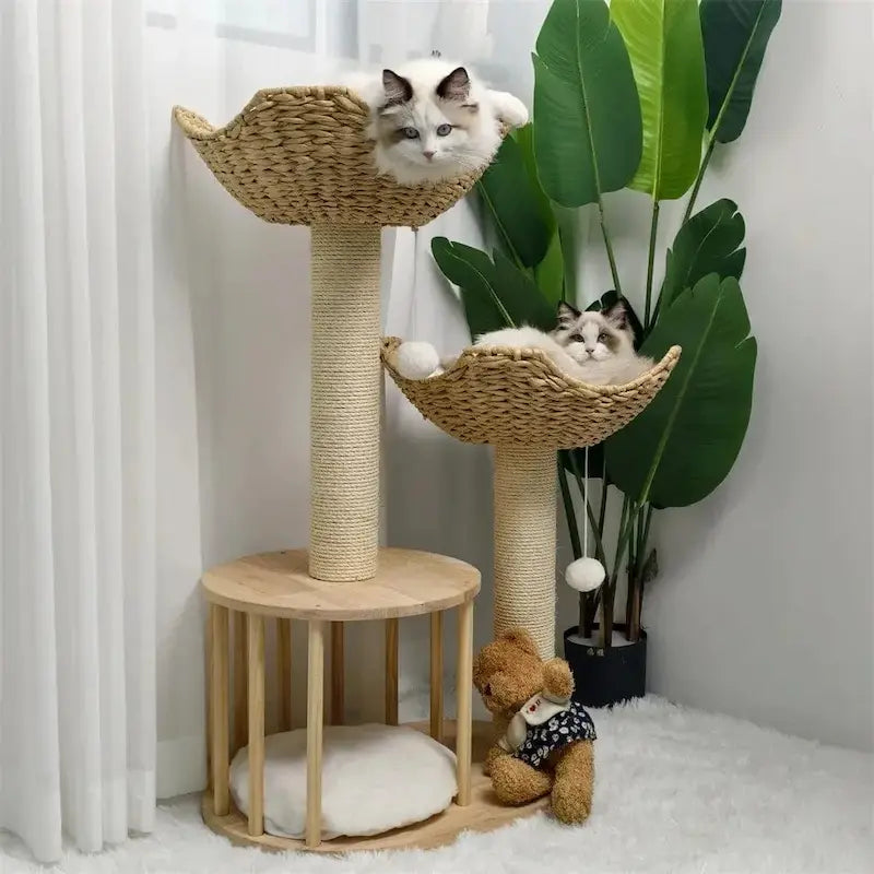 Luxury designer cat tree – elegance & comfort