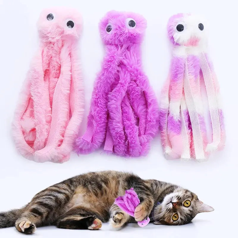 Octopus cat toy