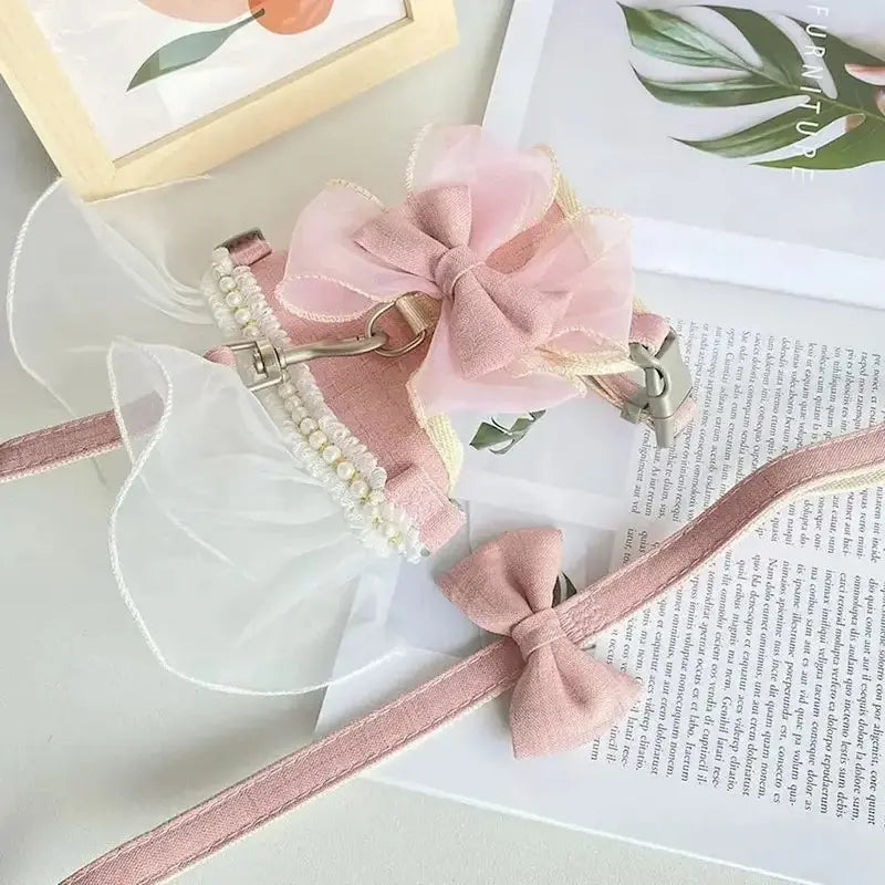 Princess dress cat harness