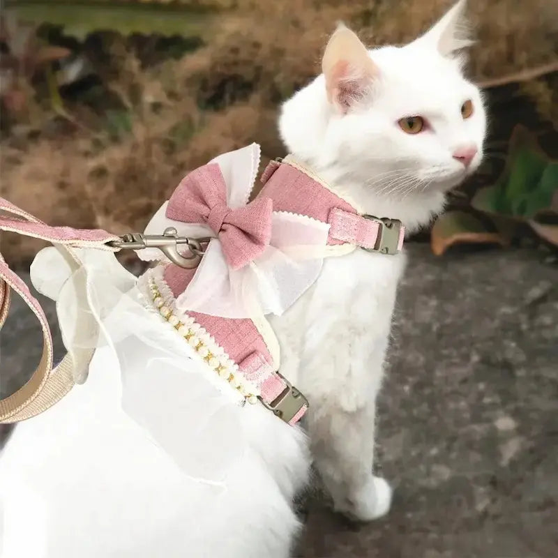 Princess dress cat harness