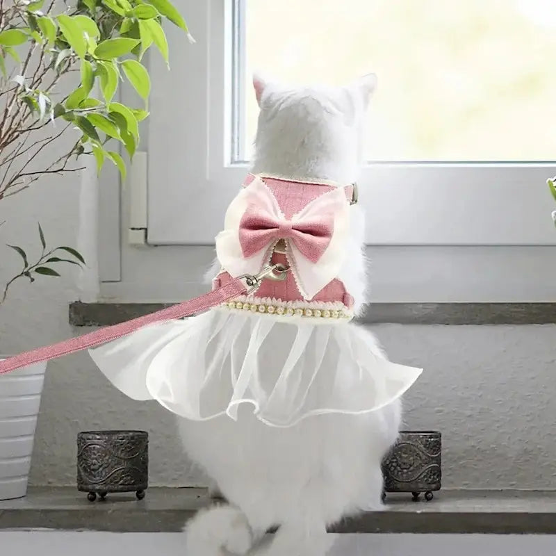 Princess dress cat harness